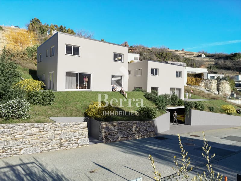 Villa neuve contemporaine - Orientation Sud-Ouest - Début des travaux (2)