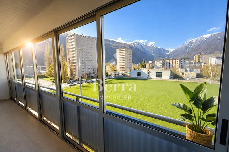 Appartamento molto bello, vicino alla stazione e con vista aperta sulla Forclaz (2)