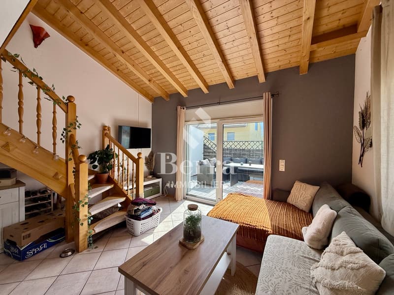 Schönes 2.5-Zimmer-Appartement mit Büro in einem Dachgeschoss-Duplex in Saillon (6)
