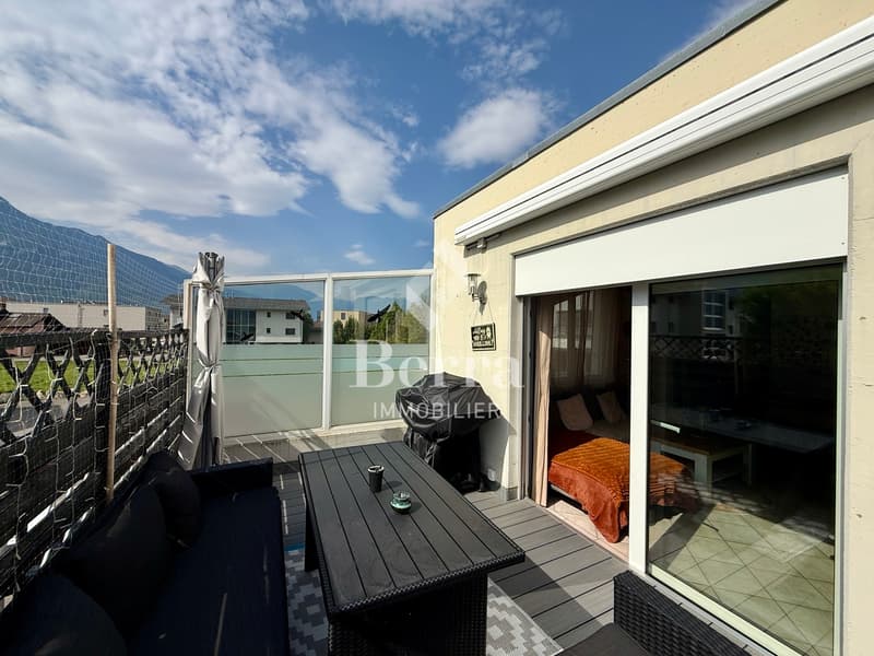 Schönes 2.5-Zimmer-Appartement mit Büro in einem Dachgeschoss-Duplex in Saillon (3)