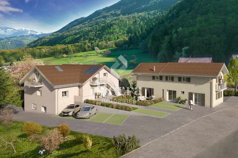 2.5p terrasse au Châtel-sur-Bex, livré avec potager privé (1)