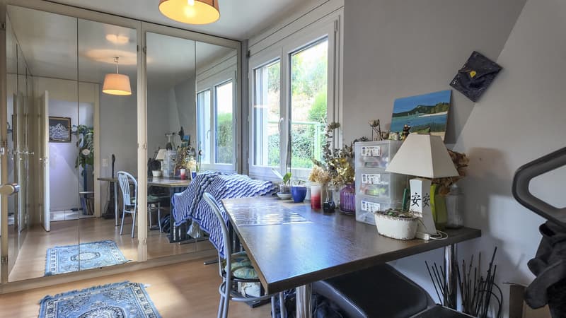 Charming duplex with garden and view of lake and mountains (7)
