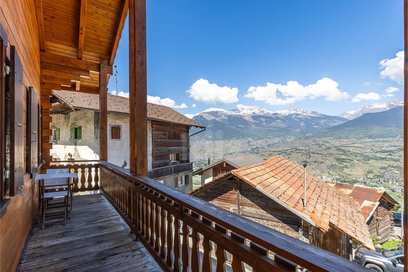 Charming chalet with terrace, garden and open view (3)