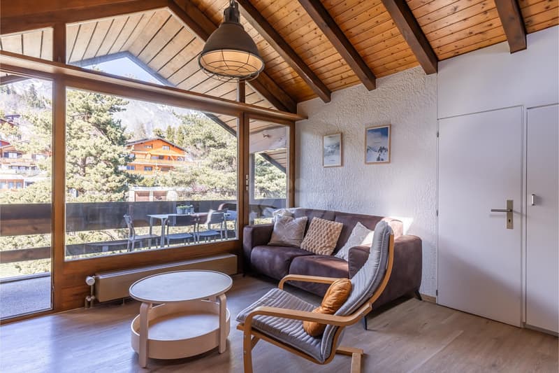 Charming apartment with mountain view and large balcony (3)