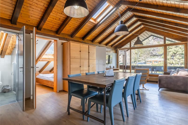 Charming apartment with mountain view and large balcony (1)