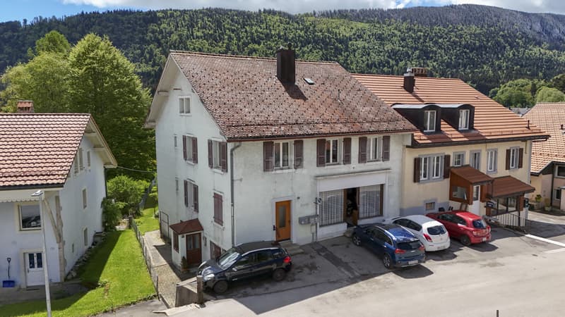Charming house with 3 apartments and a commercial space (1)