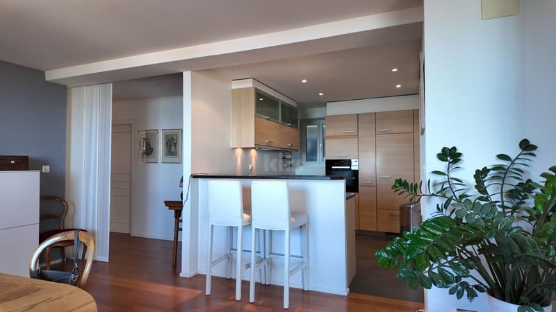 Appartamento con terrazza di 96m2, balconi e vista sul lago (6)