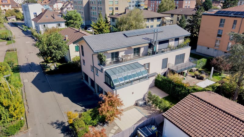 Superbe duplex avec terrasse, jardin et jardin d'hiver (12)