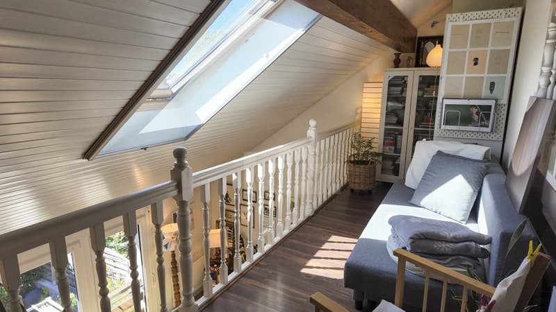 Superbe maison mitoyenne en demi-niveaux avec jardin (9)