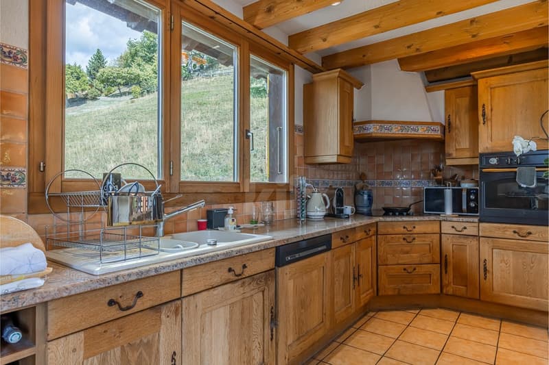 Beau chalet avec vue imprenable et studio indépendant (5)