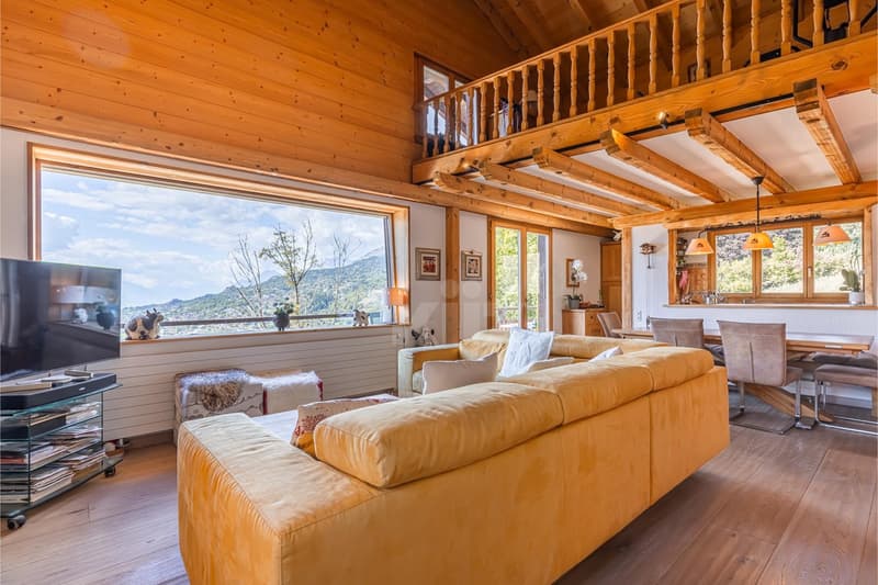 Beau chalet avec vue imprenable et studio indépendant (2)