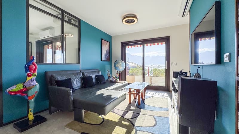 Bel appartement rénové avec balcon et vue panoramique (3)