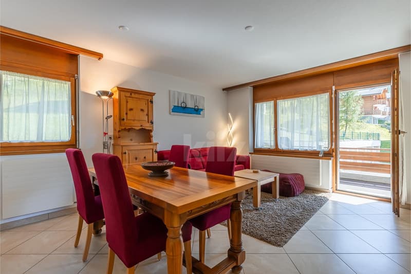 Appartement avec balcon et vue dégagée au pied des pistes (3)