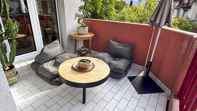 Charmant appartement rénové avec balcon (6)