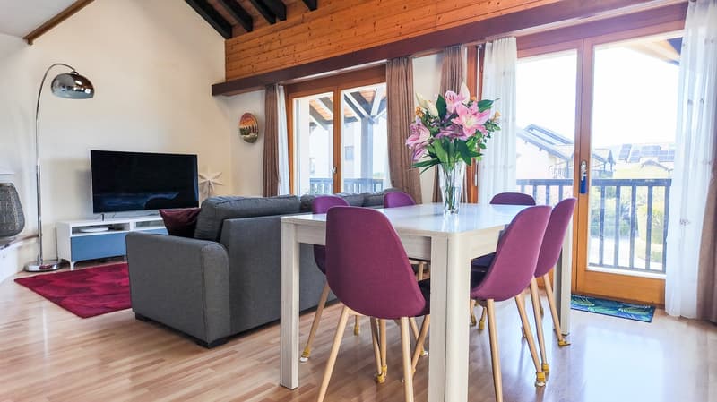 Beautiful through duplex, renovated with balconies (1)