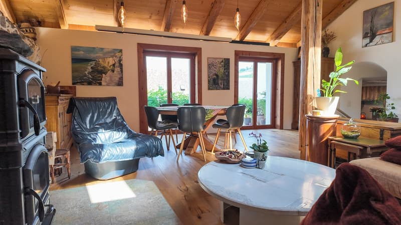 Splendide maison villageoise rénovée avec studio indépendant (3)