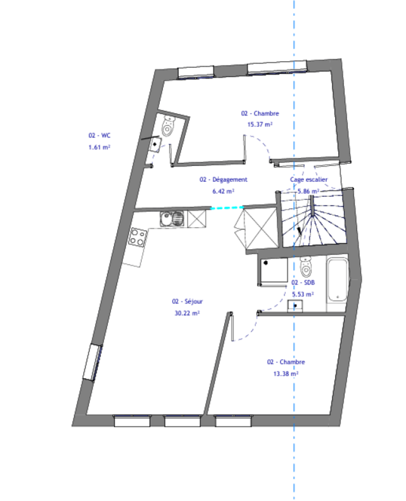 Plan de l'appartement