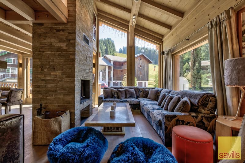 Un chalet exceptionnellement conçu et rare, à 50 mètres des pistes à Les Gets (4)