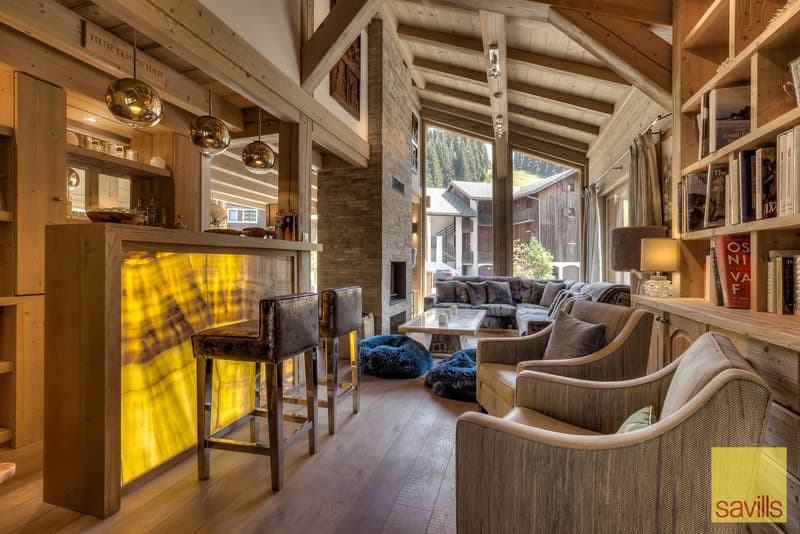 Un chalet exceptionnellement conçu et rare, à 50 mètres des pistes à Les Gets (6)