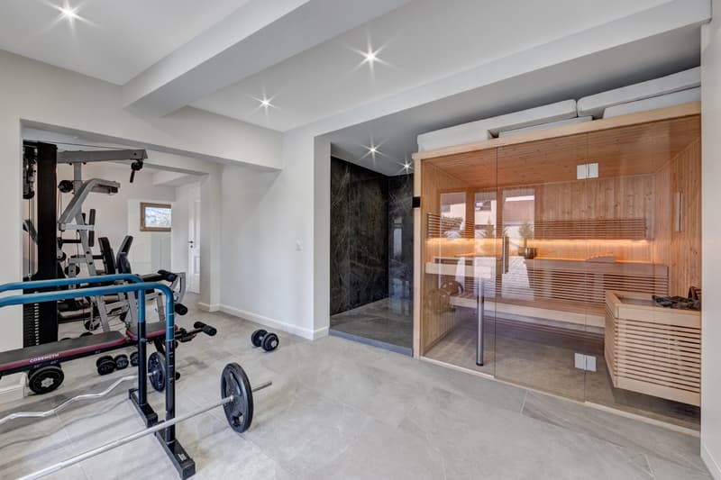 Superbe villa de 320 m² entièrement rénovée avec des caractéristiques de haute gamme, à quelques pas du village de Jussy. (6)
