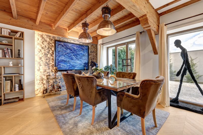 Superbe villa de 320 m² entièrement rénovée avec des caractéristiques de haute gamme, à quelques pas du village de Jussy. (3)