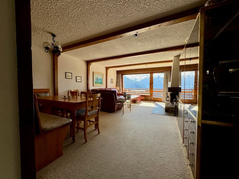 Un appartamento di 3 camere luminoso, con vista panoramica sulla valle (2)