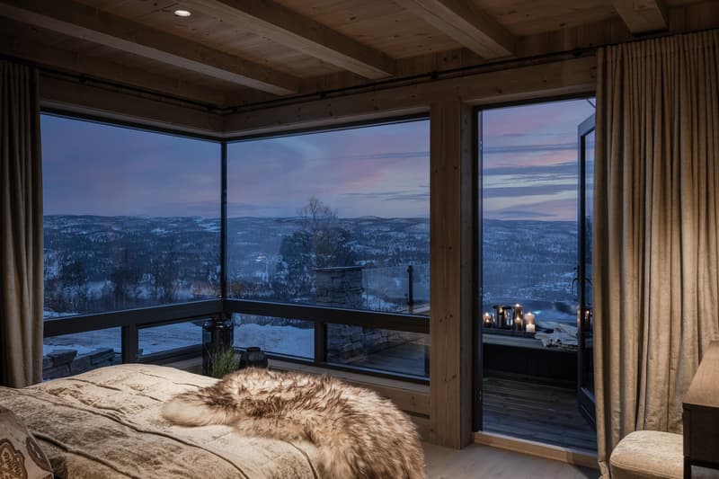 High-End Luxurious Mountain Home with stunning mountain views in Geilo, Norway (30)