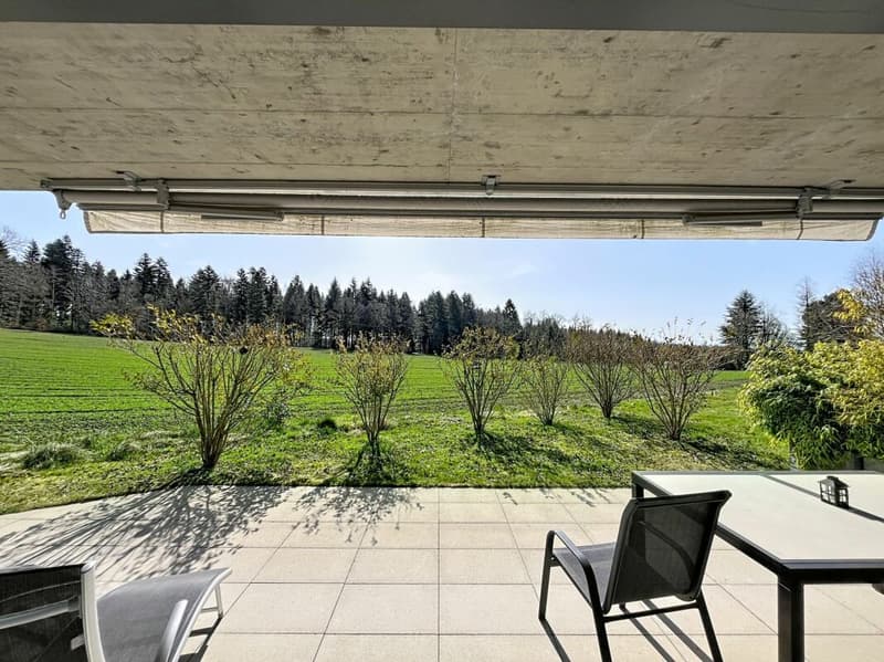 LAUSANNE - Montblesson: Superb 5.5-room garden-level apartment, quiet, MINERGIE. An Immo-Consulting SA exclusive. (5)