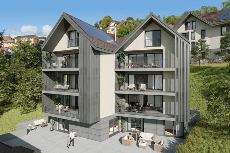 Chexbres: Duplex di 5,5 locali con vista libera sul lago (6)