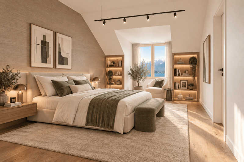 Chardonne - Magnifique villa accolée neuve de 6.5 pces avec une vue imprenable sur le Léman (2)