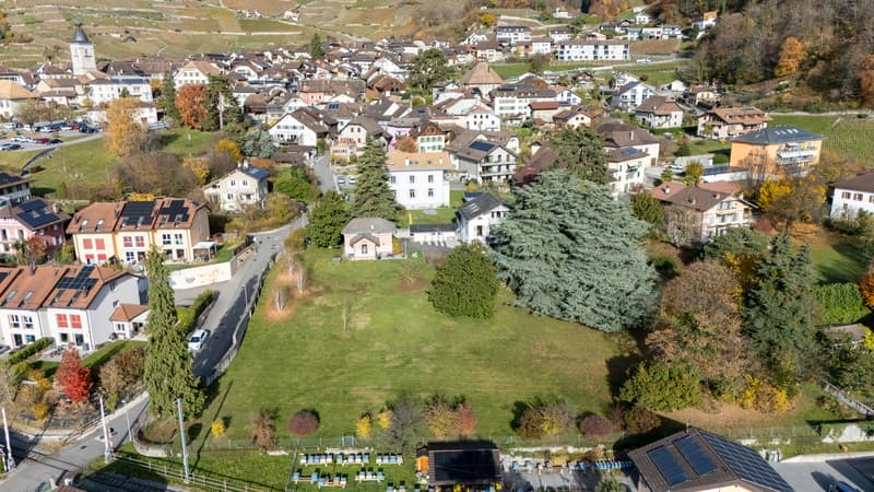 BAUGRUND ~2'083m2 = ~CHF 336.-/m2 / BAUGENEHMIGUNG FÜR 2 VILLAS (3)