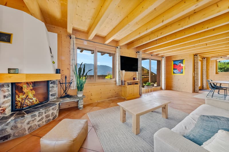 CHALET - BALCONIES, TERRACE, GARDEN - PANORAMIC VIEW - EXCLUSIVE (5)