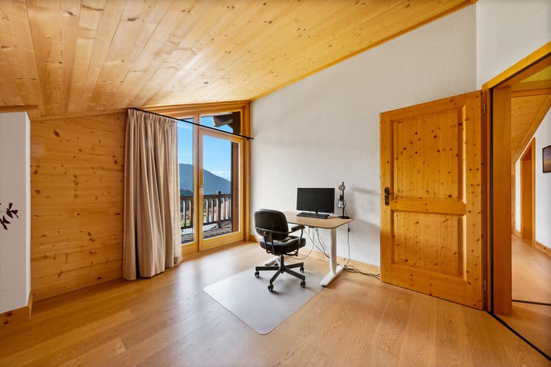 CHALET - BALCONIES, TERRACE, GARDEN - PANORAMIC VIEW - EXCLUSIVE (9)