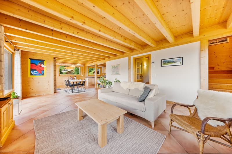 CHALET - BALCONIES, TERRACE, GARDEN - PANORAMIC VIEW - EXCLUSIVE (6)