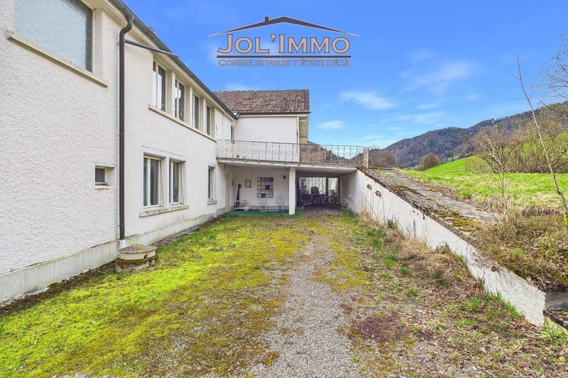 Character property with 3 apartments and building land in Perrefitte (2)