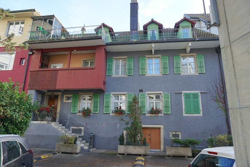 ARI-248 For investors - Residential building - Total floor area 1'179 m2 - Built volume 3'227 m3 - Attic convertible - Delémont, city center (2)