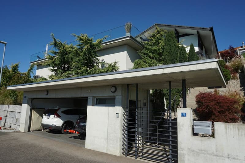 ARI-244 Splendide villa d'architecte avec piscine et vue imprenable sur le hauts de Delémont (3)