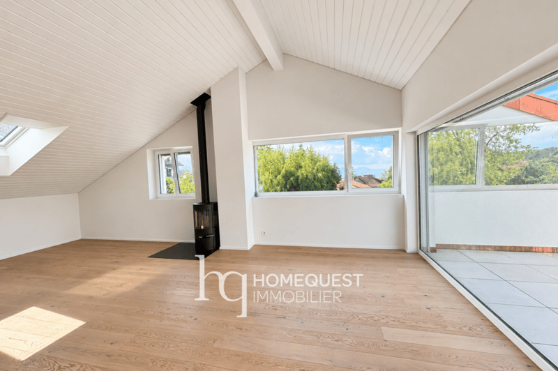 Magnifique appartement neuf, en attique avec vue lac (6)