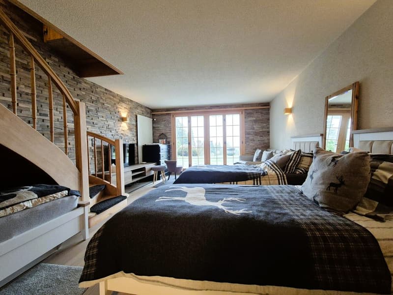 Duplex 3,5 pièces lumineux avec jardin, cadre calme et recherche (4)