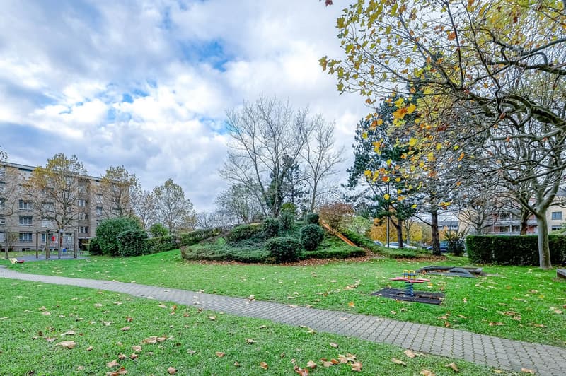 Spielplatz/ Rasenfläche