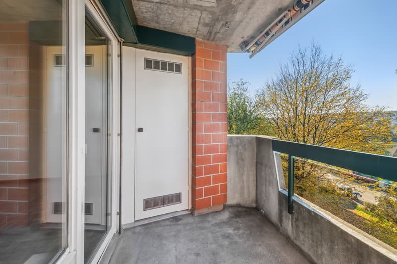 Reduit - Balkon Wohnzimmer