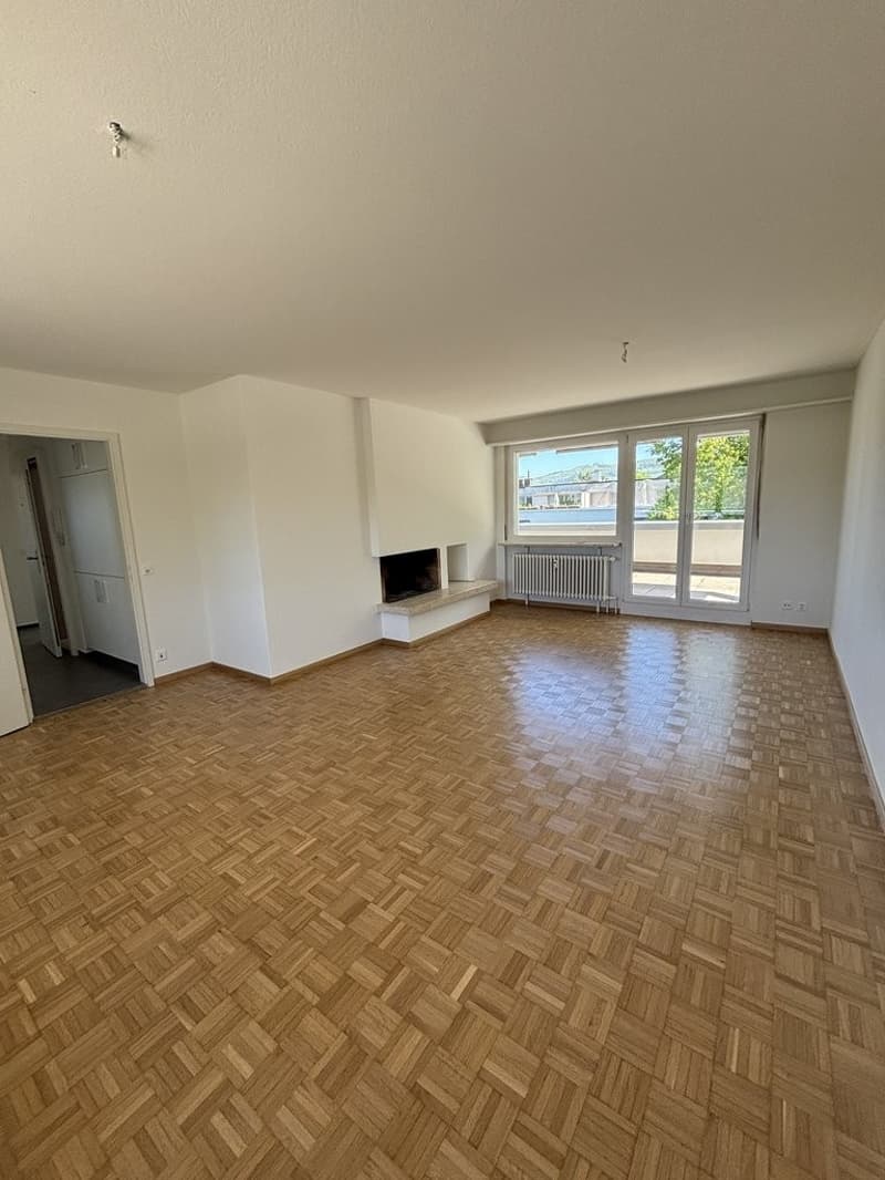 Partially renovated attic apartment with a view of the green (7)