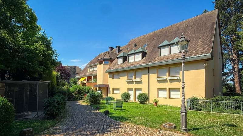 6.5-Zimmer-Maisonettewohnung mit Cheminée und zwei Balkonen in Riehen (1)