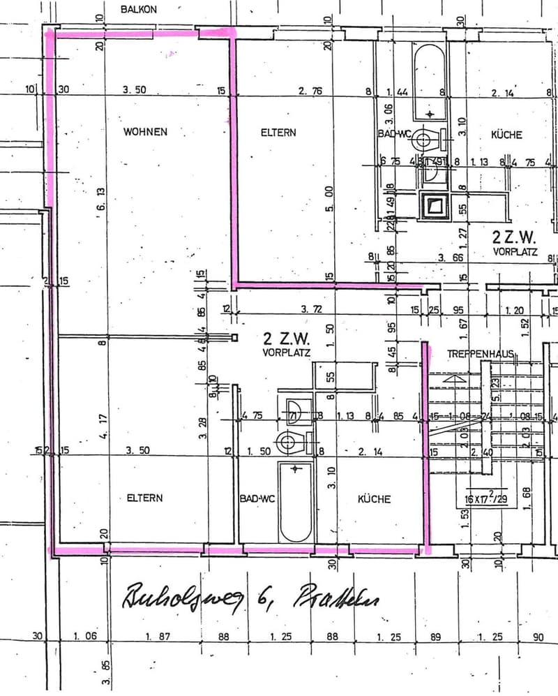 Grundrissplan