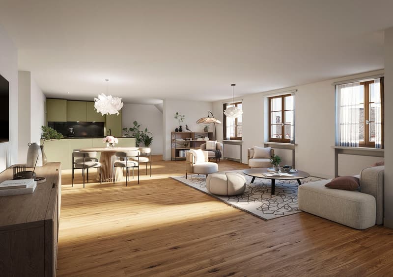 Totalsanierte 4.5-Zimmer-Maisonettewohnungen im Stadtkern von Sursee (3)