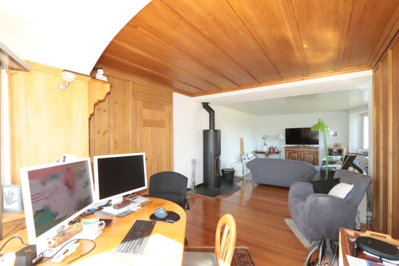 Blick ins Wohnzimmer
