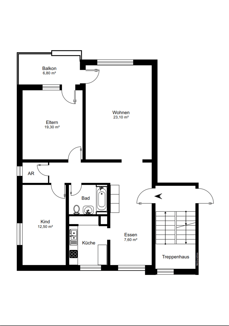Grosszügige 2.5-Zimmer-Wohnung - befristet bis 30. September 2024 (9)
