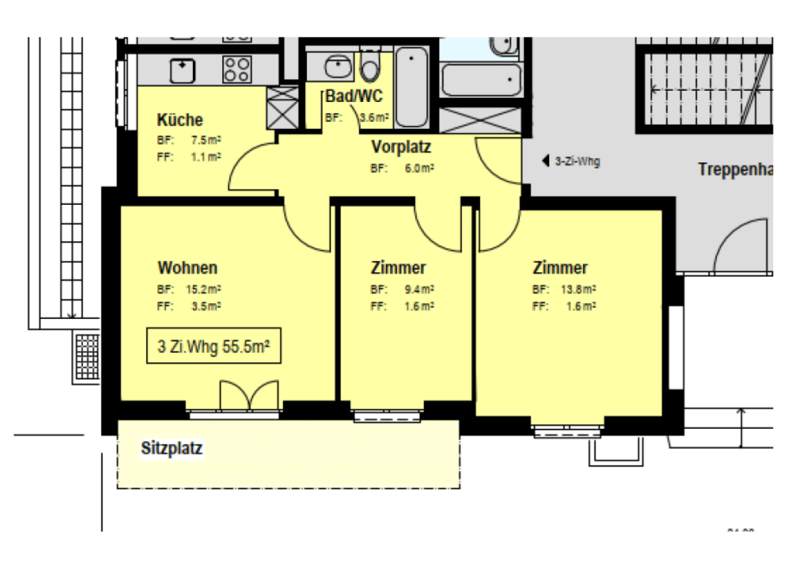 Charmante 3-Zimmer-Wohnung an ruhiger Lage (14)