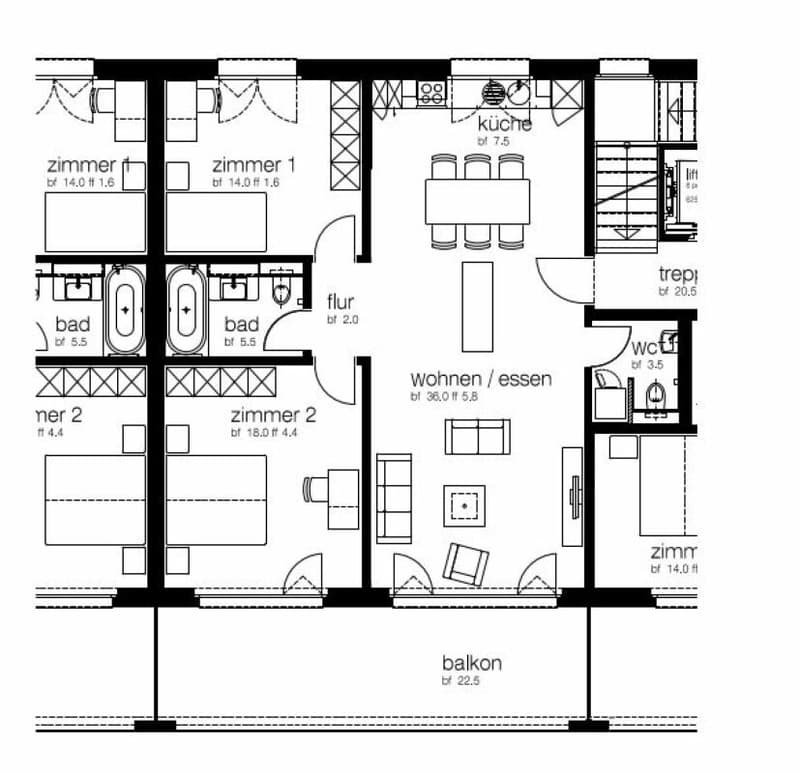 Appartamento moderno e luminoso - ampio balcone (7)