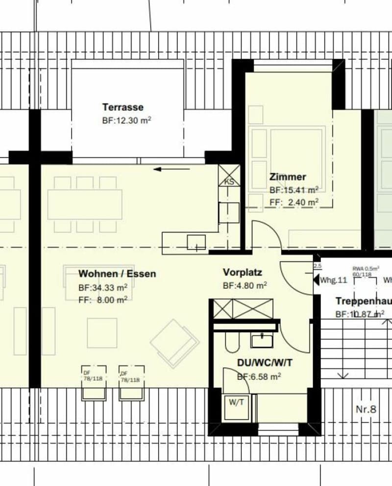 Letzte Attika-Wohnung zu vermieten! (10)